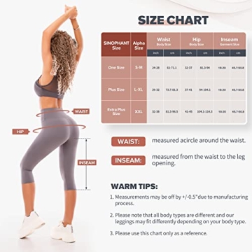 SINOPHANT Soft High Waisted Leggings for Women