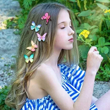Vibrant Boao Butterfly Hair Clips for Fun Styles