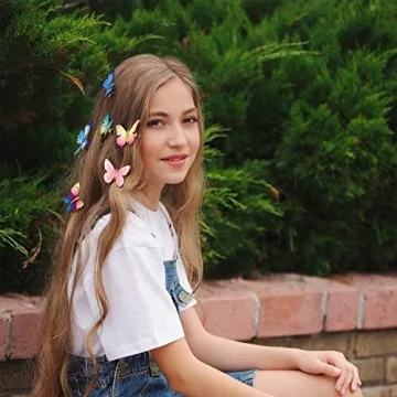 Vibrant Boao Butterfly Hair Clips for Fun Styles