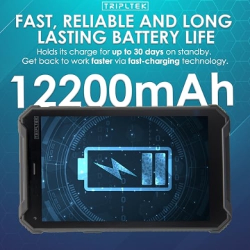 TRIPLTEK 8" PRO Tablet - Rugged 1200 nits, 4G LTE, Water Resistant