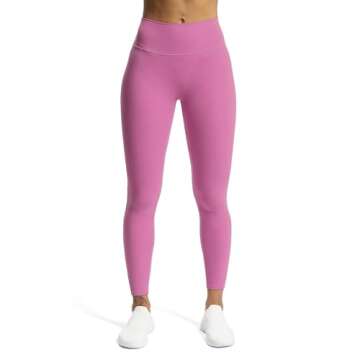 Aoxjox High Waisted Workout Leggings for Women Trinity Yoga Pants 26.5" (Spring Crocus, Small)