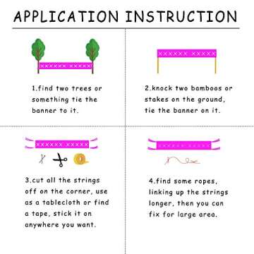 Little Pig Happy Birthday Banner | Pink Pig Birthday Supplies for Kids | Pig Birthday Party Decorations - 9.8 x 1.6FT