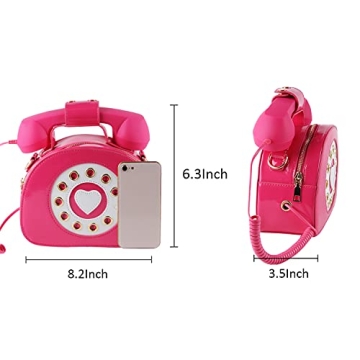 SUKUTU Telephone Shaped Purse for Women Stylish Design
