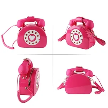 SUKUTU Telephone Shaped Purse for Women Stylish Design