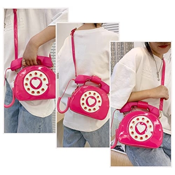 SUKUTU Telephone Shaped Purse for Women Stylish Design