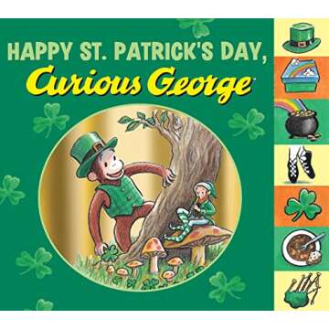 Happy St. Patrick's Day, Curious George Tabbed Board Book