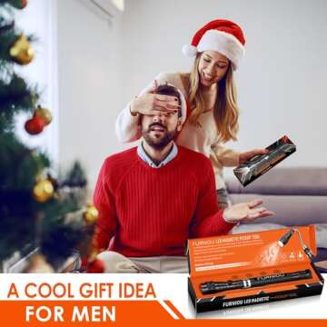 FURNIOU Gifts for Men, LED Magnetic Pickup Tool, Stocking Stuffers For Adults,Birthday Gifts for Men...