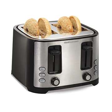 Hamilton Beach Extra Wide Slot Toaster: Ideal For Bagels, Waffles & More
