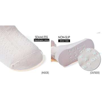 EPEIUS Toddler Girl Non Slip Ruffle Socks | Soft & Stylish