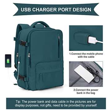 Large Waterproof Travel Backpack for All Occasions