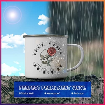 HTVRONT Pink Permanent Vinyl for Cricut 12" x 11 FT Rolls