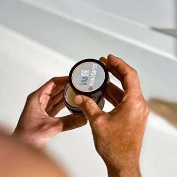 Premium Beard Care Kit for Grooming & Trimming Facial Hair