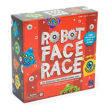 Educational Insights Robot Face Race Fun Family Game for Kids