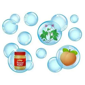 Pet Qwerks Incredibubbles for Dogs & Cats - Peanut Butter Flavor