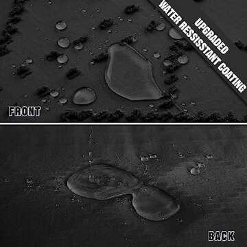 Boho Black Woven Fabric Shower Curtain with Tassels 60 x 72 Modern Farmhouse Minimalist, Tufted Chevron Striped Shabby Chic Textured, Water Resistant Cloth Curtain for Bathroom, Hotel Decor