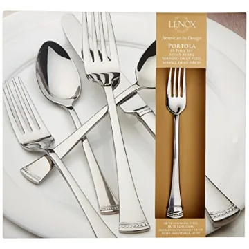 Lenox Portola 65-Piece Flatware Set for Elegant Dining