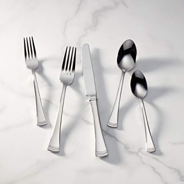 Lenox Portola 65-Piece Flatware Set for Elegant Dining