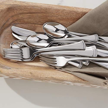 Lenox Portola 65-Piece Flatware Set for Elegant Dining