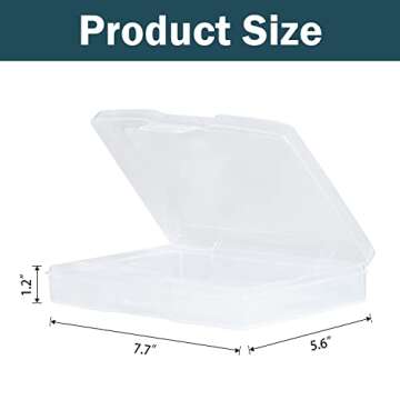 Naivees 5" x 7" Photo Storage Case, 24 Inner Photo Organizer Keeper, Extra Large Storage Picture Box...