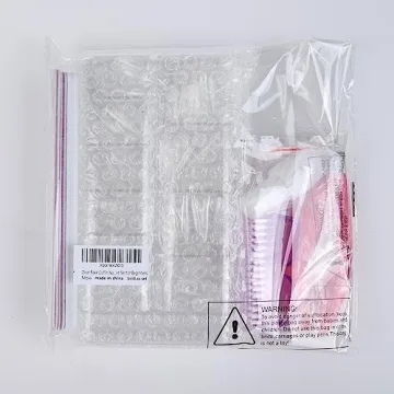 Teenitor Clear Coffin Nail Tips - 600 Pcs Nail Set