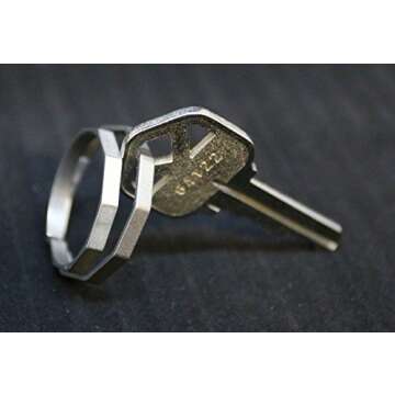 HandGrey KNOX custom Titanium Split Key Ring