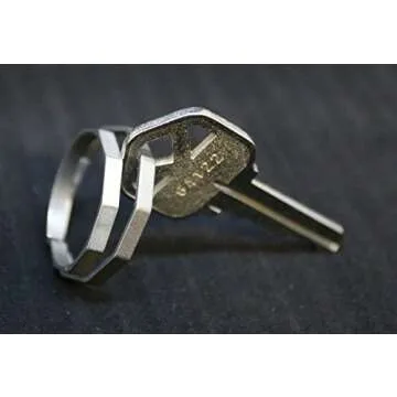 HandGrey KNOX custom Titanium Split Key Ring