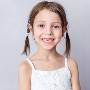 Elegant Tiny Sterling Silver Initial Necklace for Women