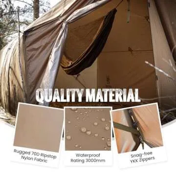 OneTigris Hot Tent for Winter Camping with Stove Jack