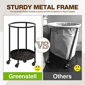 Greenstell Laundry Hamper - 33.5 Gal Stylish and Functional