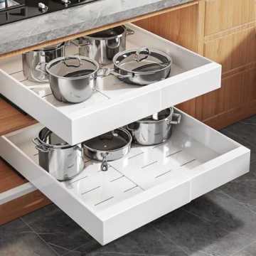 Seinloes Adjustable Pull-Out Organizer for Cabinets