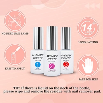 Lavender Violets Dip Powder Liquid Set for Stunning Nails