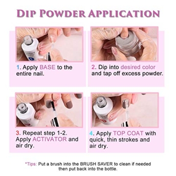 Lavender Violets Dip Powder Liquid Set for Stunning Nails
