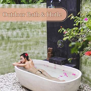 Geyoga 100 Pieces Disposable Nonwoven Thong Panties Women's Disposable Spa Underwear Individually Pack for Spray Tanning Black