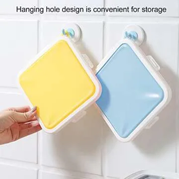 TOPINCN Sandwhich Containers, Portable Sandwiches Storage Box Reusable Sandwich Food Storage Containers Sandwich Box For Kids Adults(Blue)