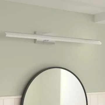 Aipsun 40in Dimmable Modern LED Vanity Lights for Bathroom Light Fixtures Over Mirror Chrome Modern ...