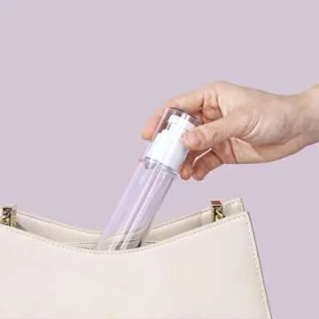 LONGWAY Airless Cosmetic Cream Pump Bottle - Travel Size