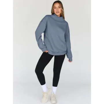 Trendy Queen Womens Oversized Sweatshirt for Comfort