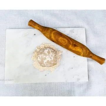 KC KULLICRAFT Marble Pastry Board - Stylish & Durable