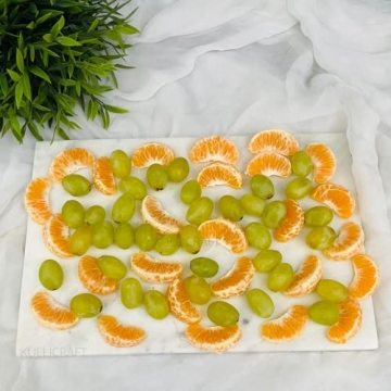KC KULLICRAFT Marble Pastry Board - Stylish & Durable