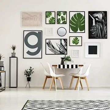 Prextex 30 Artificial Palm Leaves for Party Table Decoration, Imitation Tropical Leaf Placemats Table Runners or Greenery Décor for Events, Beach Theme or Jungle Party Supply (Large, 13.8 x 11.4 Inch)