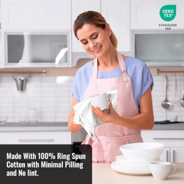 Premium Flour Sack Towels for Kitchen Use - 100% Cotton