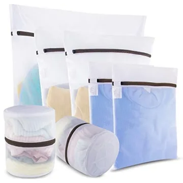 GOGOODA Set of 7 Mesh Laundry Bags - Durable Protection for Lingerie and Delicates