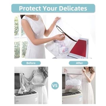 GOGOODA Mesh Laundry Bags - 7 Piece Set for Delicates