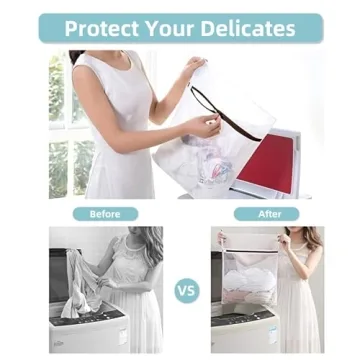 GOGOODA Mesh Laundry Bags - 7 Piece Set for Delicates