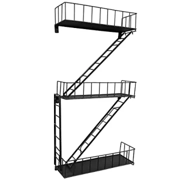 Beyond Basic Fire Escape Shelf: NYC Style Floating Display