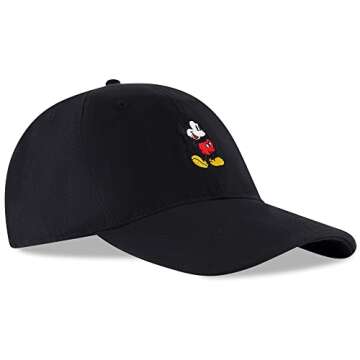 Disney Men's Mickey Mouse Baseball Cap - Adjustable & Stylish