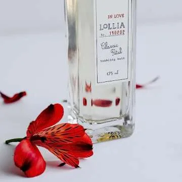 Lollia Bubble Bath - Classic Petal Scent – 16 fl. oz. Luxury