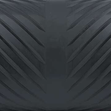 CLIMATEX Indoor/Outdoor Rubber Runner Mat, Door Mat For Floor Protection, 27" X 20', Black (9A-110-27C-20)