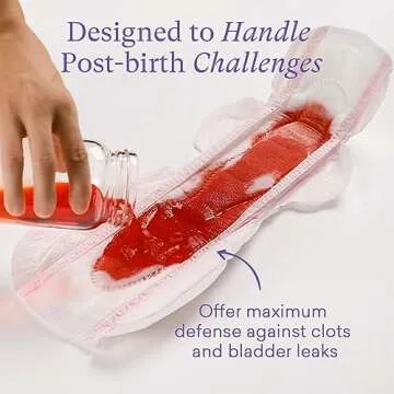 PurComfy Postpartum Pads Extra Soft Maximum Absorbency