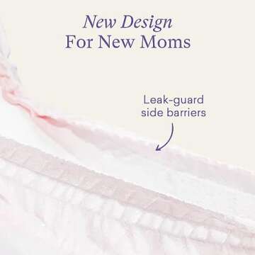 PurComfy Premium Postpartum Pads with Wings Extra Long Maternity Pads Large Maximum Absorbency Post-partum Incontinence Pads Ultra Soft Heavy Flow Secure Leak Protection After Birth Pads, 24 Count